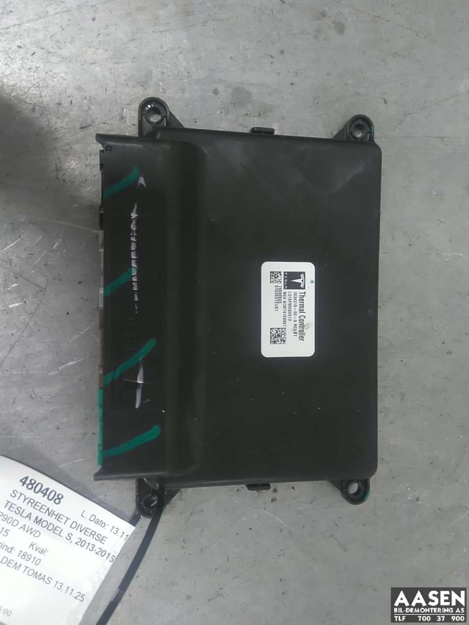 Styreenhet klima/aircondition til Tesla Model S 2013-2016 (Fase 1) (1034215-00-A|)