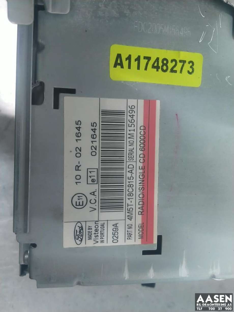 Bilstereo til Ford Focus 2004-2007 (Type II, Fase 1)  