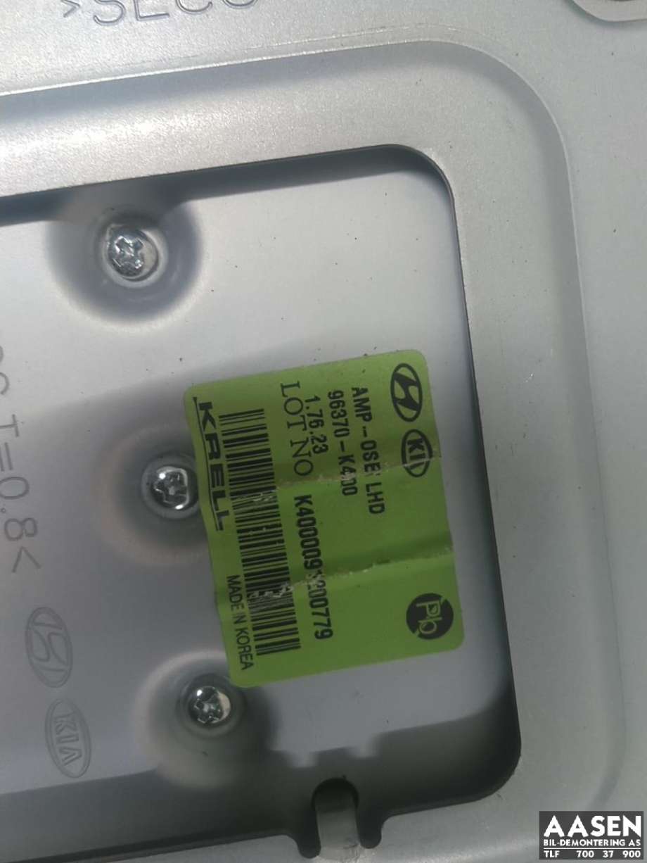 Bilstereo forsterker til Hyundai Kona 2017-2021 (Type I, Fase 1)  