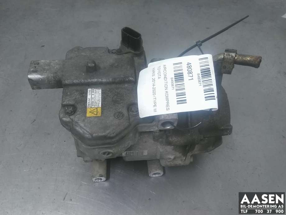 Aircondition kompressor hybrid til Toyota Yaris, 2014-2020 (Type III, Fase 2)