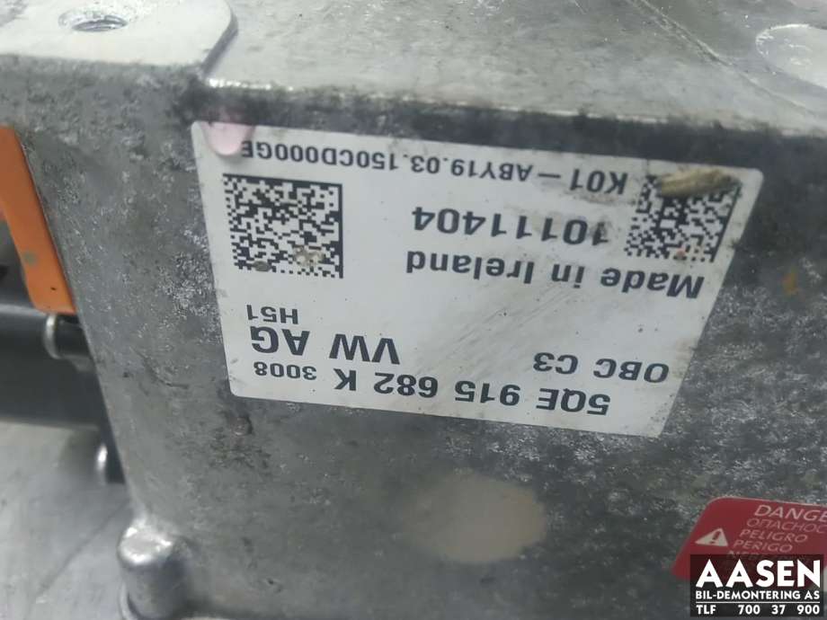 Batterilader (OBC - On Board Charger) til VW Golf VII 2012-2017 (Fase 1) (5QE 915 682 L|5QE 915 682 K|)