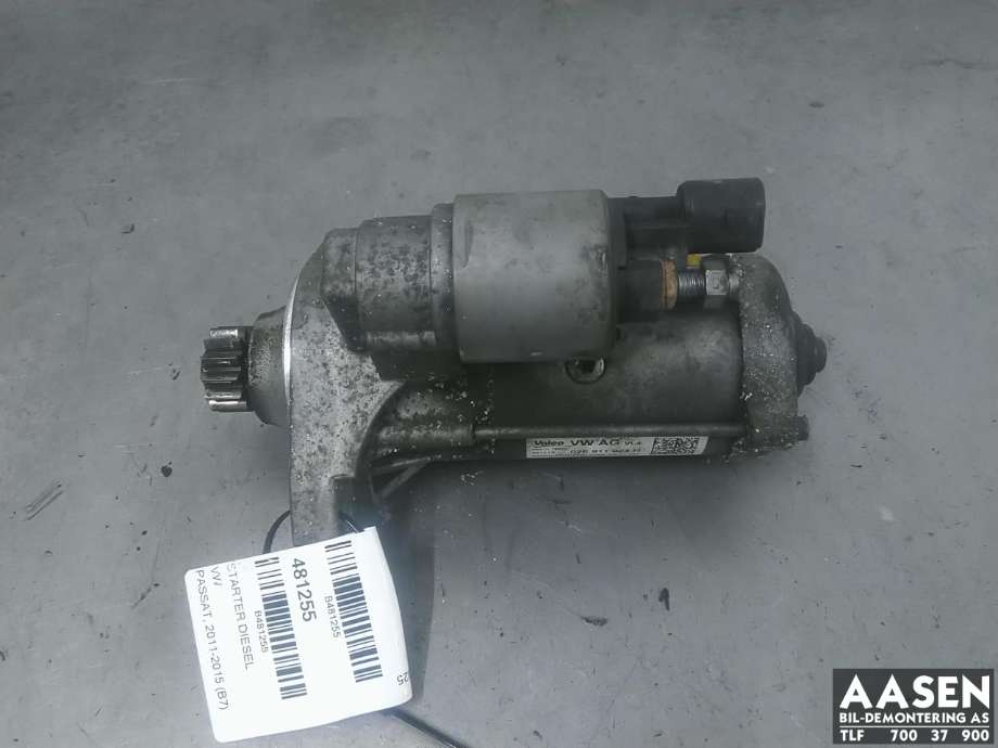 Starter diesel til VW Passat 2011-2015 (B7) (B7) (02E 911 024 H|02E 911 024 C|)