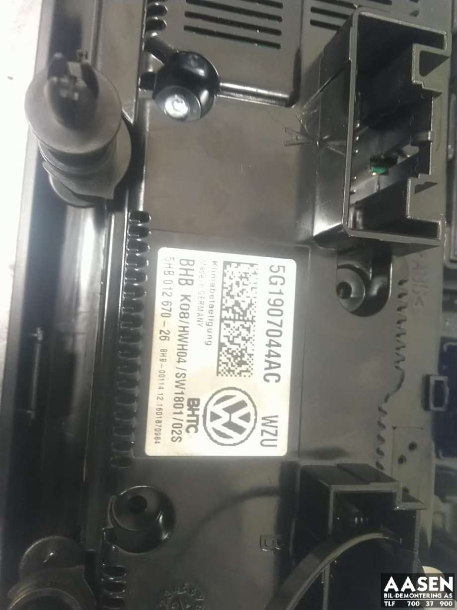 Varmeapparat betjening til VW Golf Sportsvan 2014-2018  (5G1 907 044 AE|)