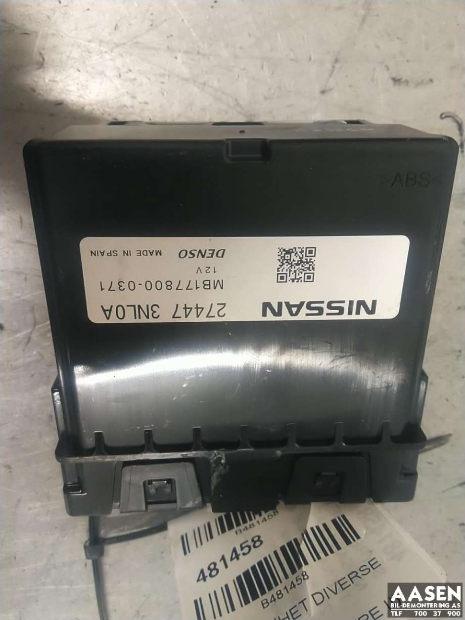 Styreenhet diverse til Nissan Leaf, 2018-->> (Type II)
