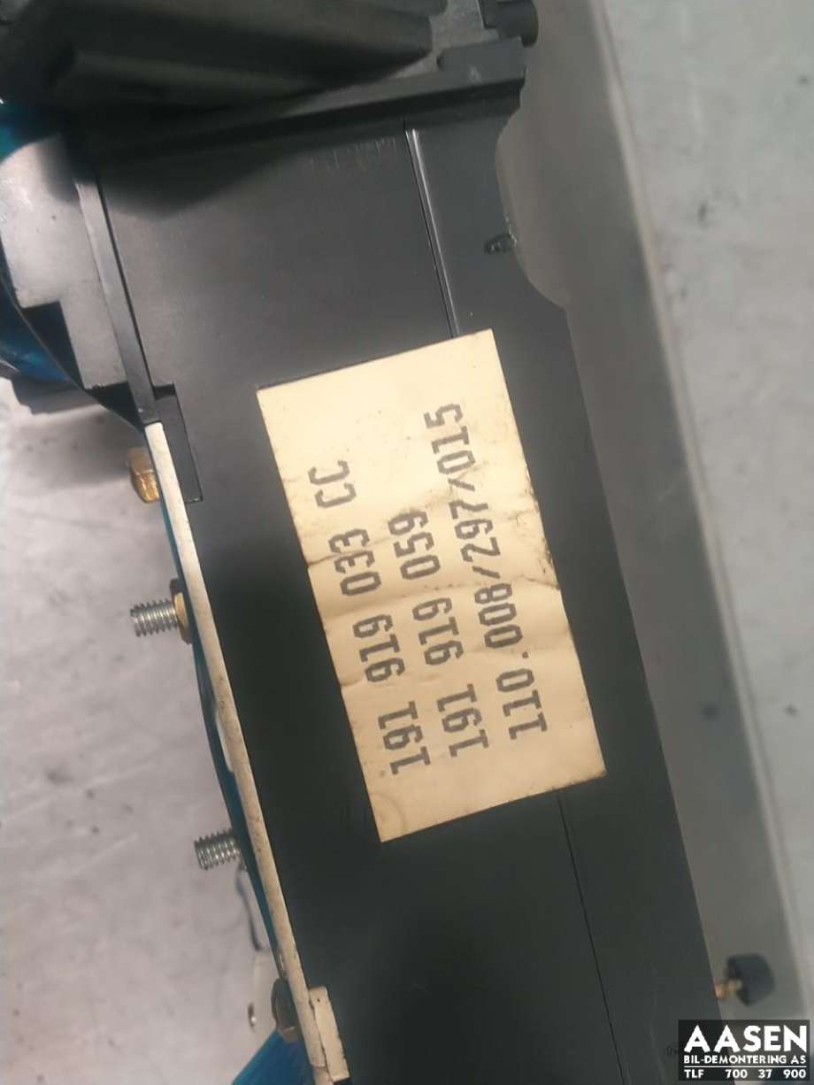 Instrumentpanel til VW Golf II 1984-1991  