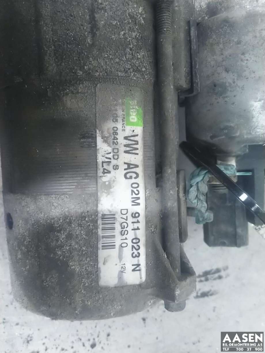 Starter diesel til Škoda Octavia 2005-2008 (Type II, Fase 1) (02M 911 024 N|02M 911 024 NX|)