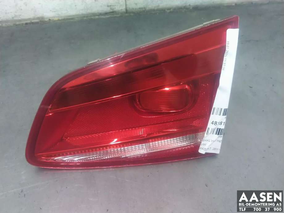 Baklykt høyre indre til VW Passat, 2011-2015 (B7) (B7) 