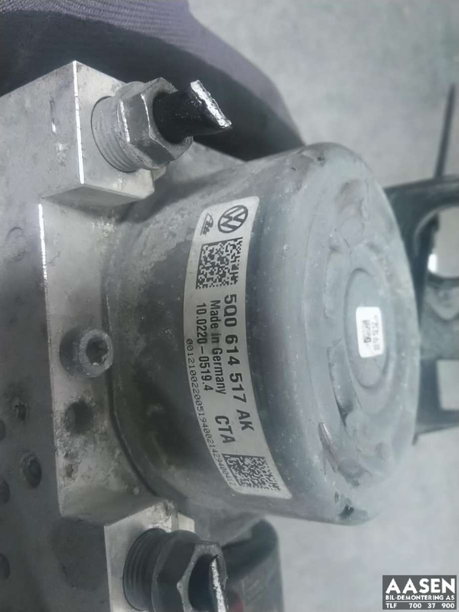 ABS sentral til Audi A3 2012-2016 (Type III, Fase 1)  (5Q0 614 517 AK|)