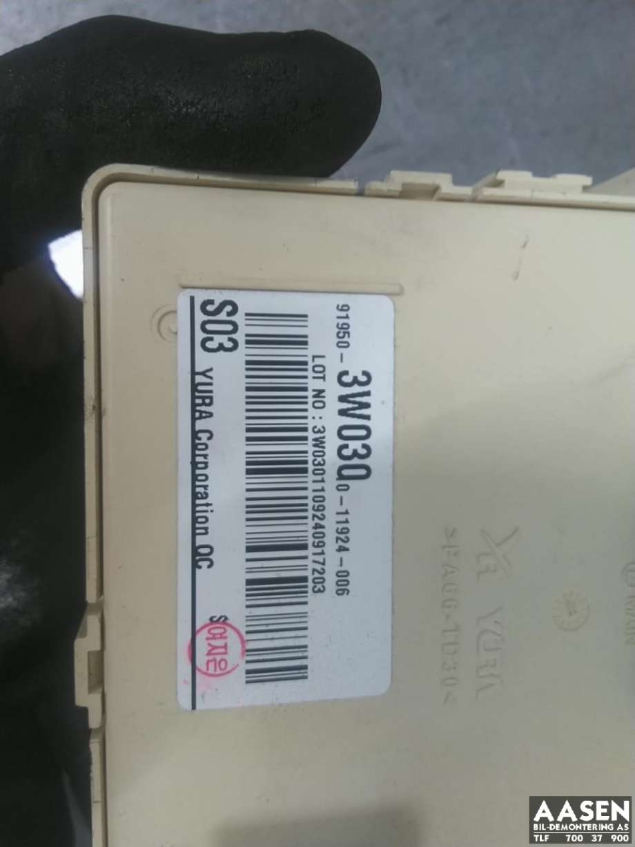 Sikringsboks kupe til Kia Sportage 2010-2016 (Type III) (91950 3W030|)