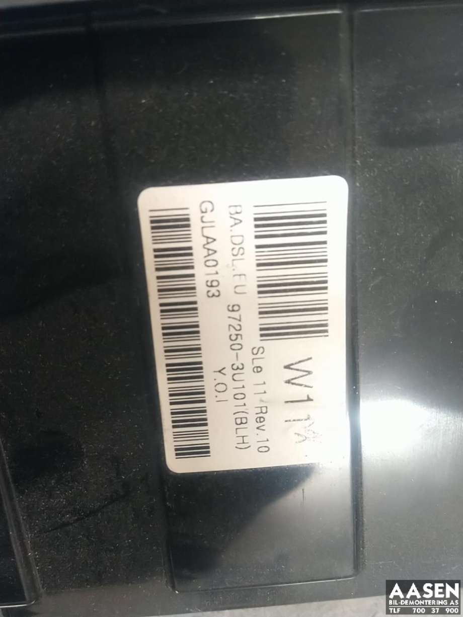 Varmeapparat betjening til Kia Sportage 2010-2016 (Type III)  (97250 3U101BLH|)
