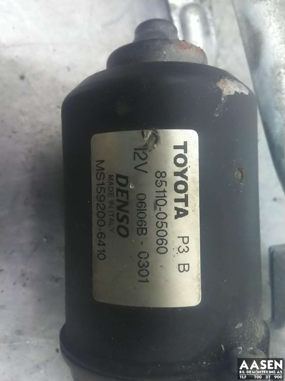 Viskermotor frontrute komplett m/overføring til Toyota Avensis 2003-2008 (Type II)  (8515005060|8511005060|)