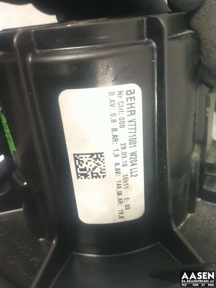 Varmeapparat motor til Mercedes E-Klasse 2013-2016 (Fase 2) (W212) (W212) (A 212 820 07 08|)