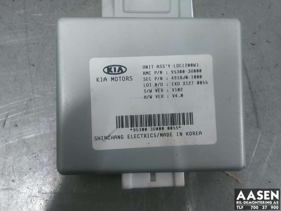 Styreenhet diverse til Kia Sportage 2010-2016 (Type III) (95300 3U000|)