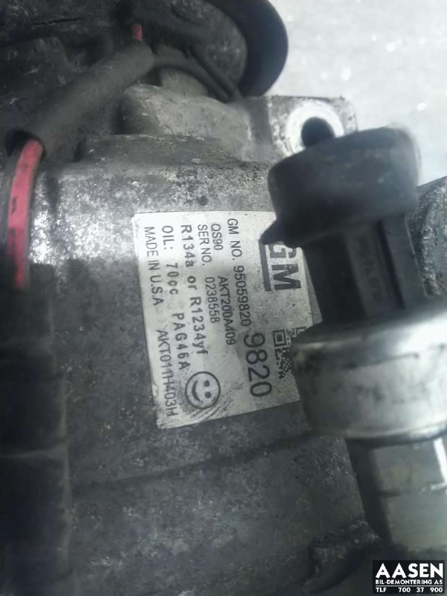 Aircondition kompressor til Opel Mokka 2012-2016 (Type I, Fase 1)