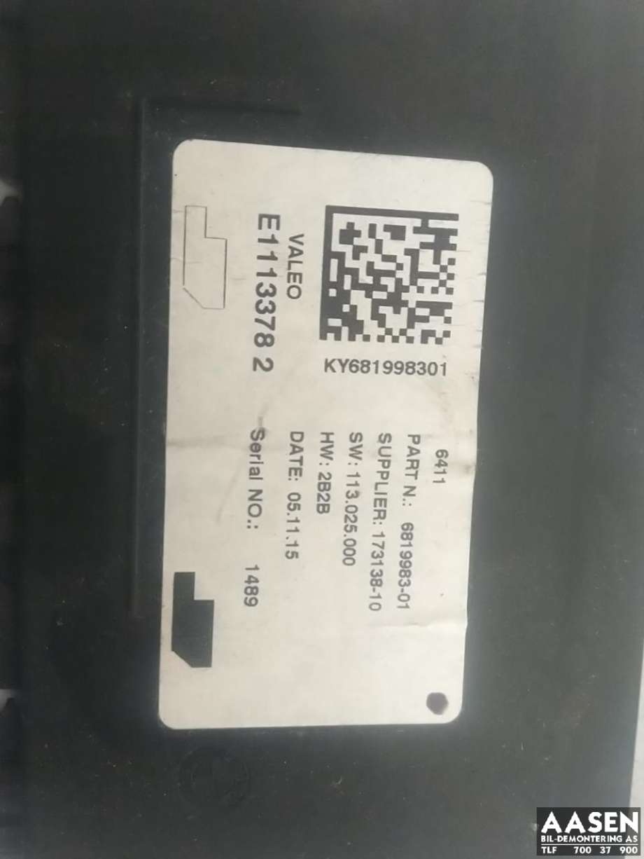 Styreenhet diverse til BMW i3 2013-2022  