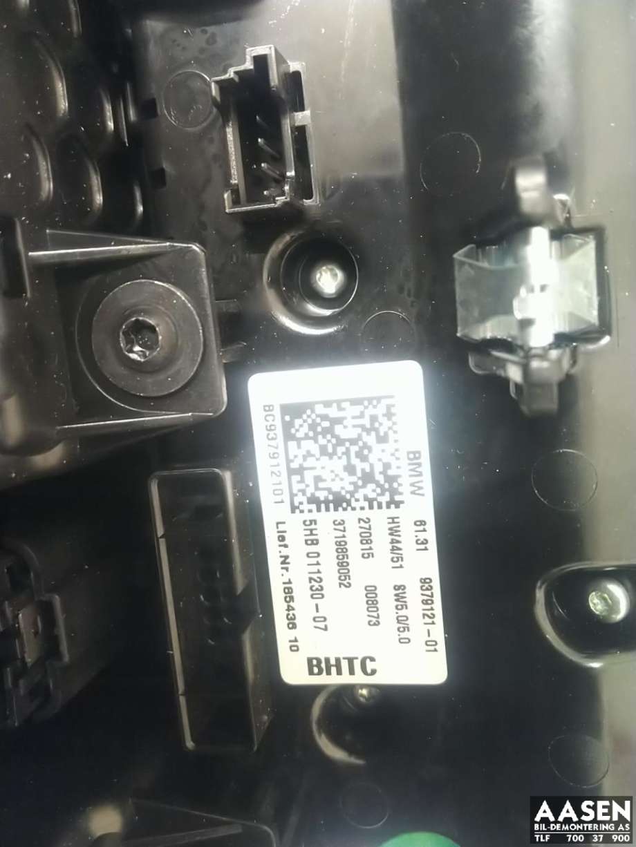 Varmeapparat betjening til BMW i3 2013-2022  