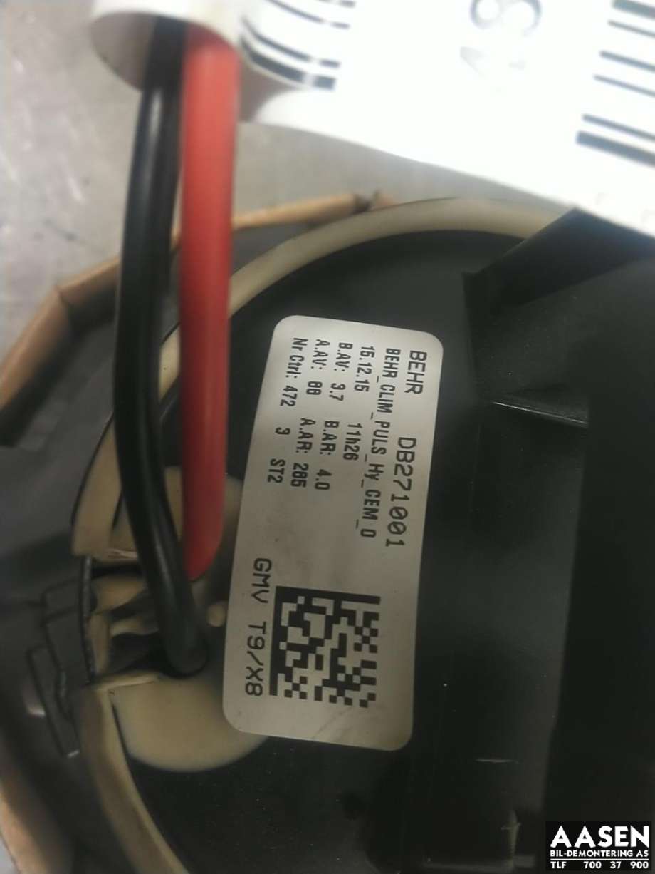 Varmeapparat motor til Peugeot 308 2013-2021 (Type II)