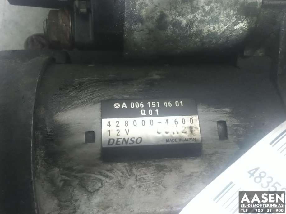 Starter diesel til Mercedes C-Klasse 2007-2011 (Fase 1) (W204) (W204) (A 006 151 46 01|)
