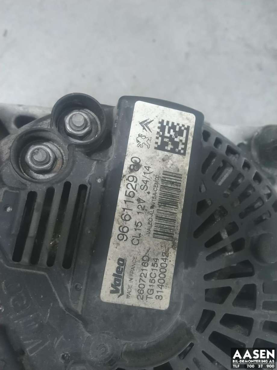 Dynamo diesel til Citroën C-Crosser 2007-2012  (9661152980|5705JV|9644037180)