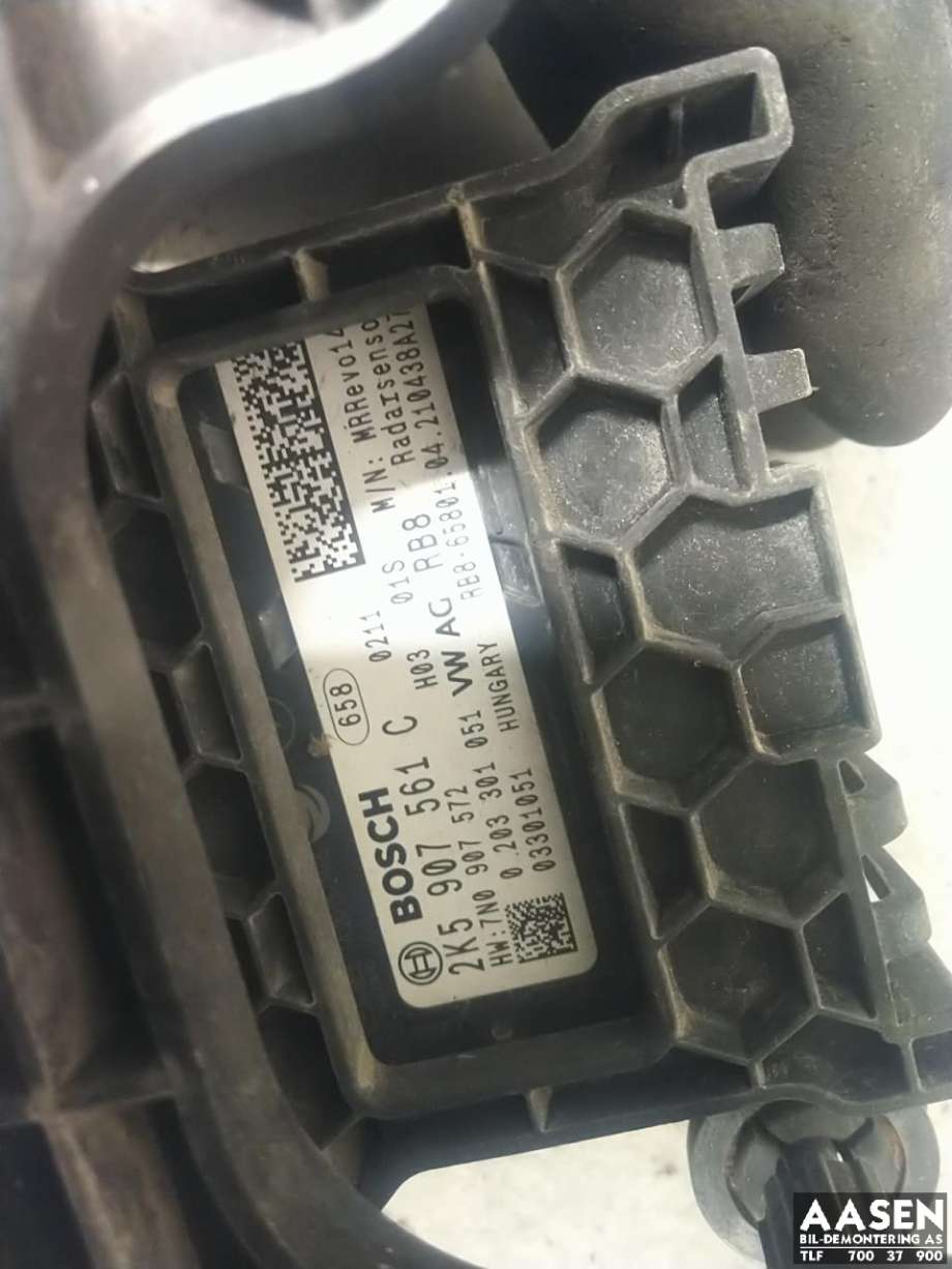 Sensor radar til VW Caddy 2015-2020 (Type III, Fase 3)  (2K5 907 561 C|)