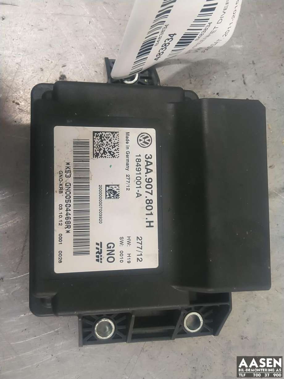 Styreenhet diverse til VW Passat 2011-2015 (B7) (B7)