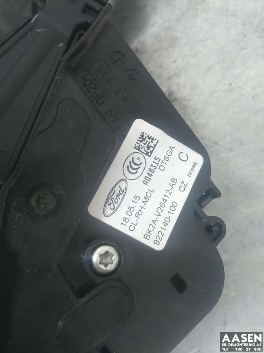 Låsekasse høyre bak til Ford Transit 2014-->>
