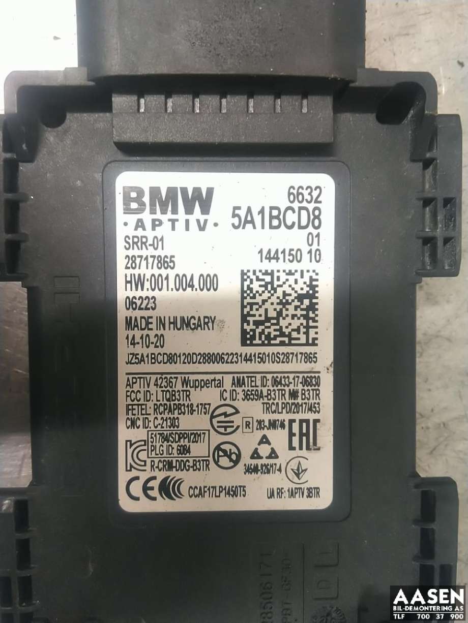 Sensor blindsone til BMW 3-Serie 2018-->> (G20) (G20) (66 32 5 A84 CF7|)