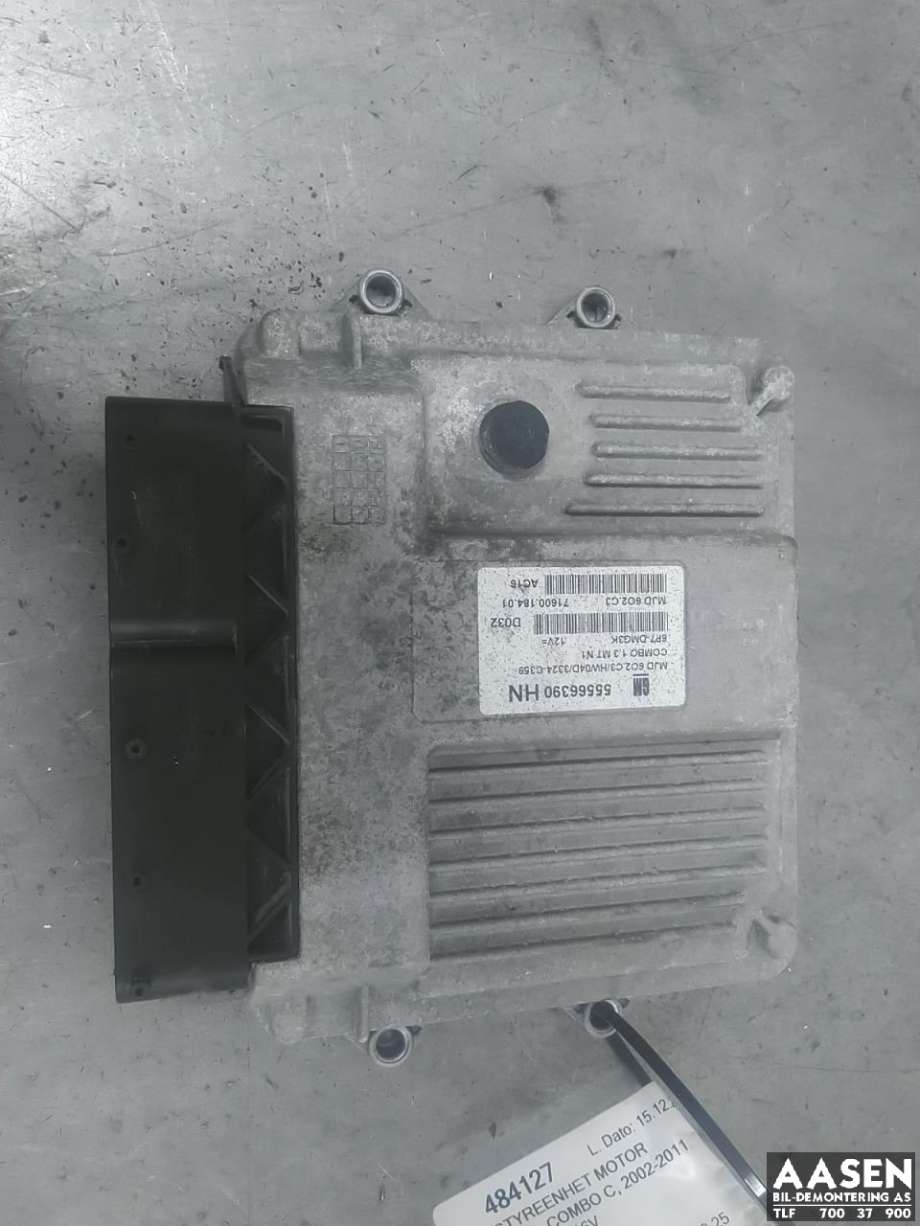 Styreenhet motor til Opel Combo C, 2002-2011  (55566390HN)