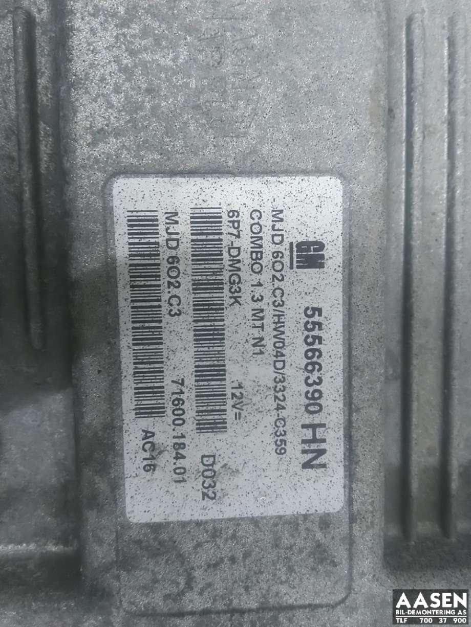 Styreenhet motor til Opel Combo C 2002-2011  (55566390HN|)