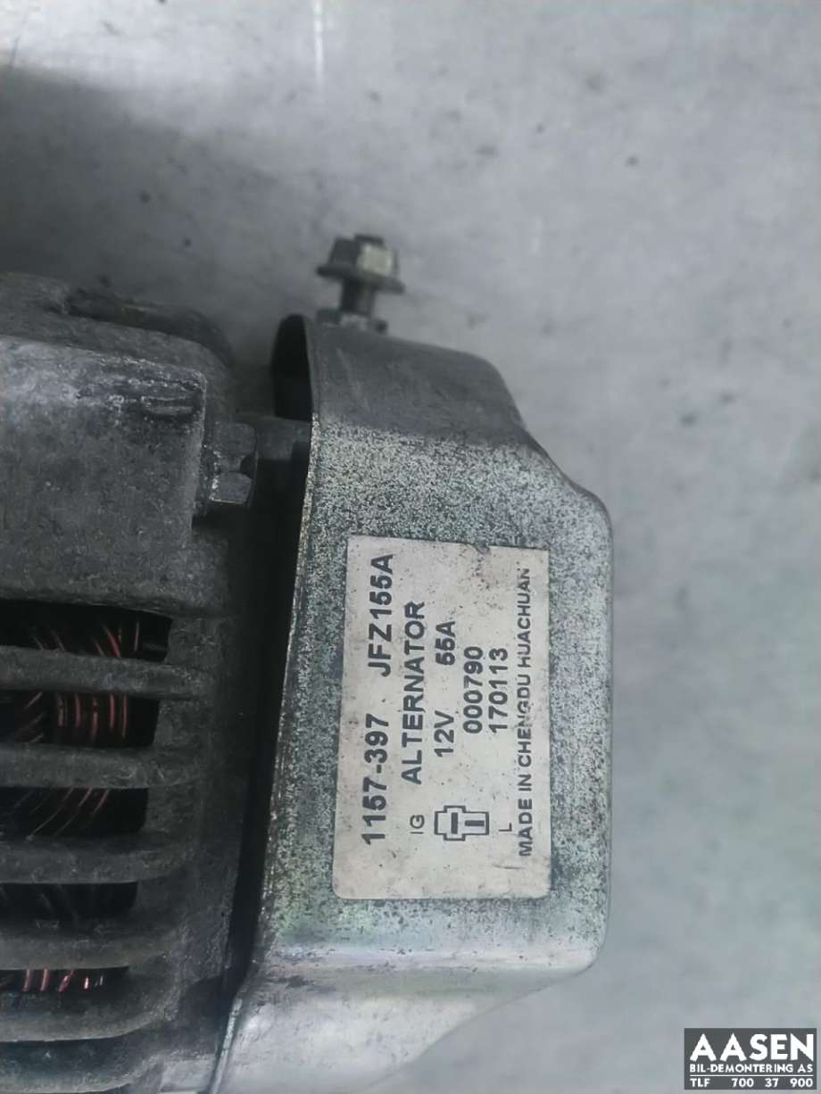 Dynamo diesel til Mopedbil Ligier JS50 2015-2024 (Type I)  (1157-397|JFZ155A|000790 170113)
