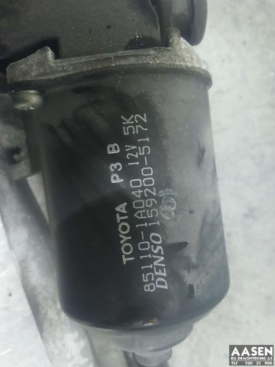 Viskermotor frontrute komplett m/overføring til Toyota Avensis 2003-2008 (Type II)  (8515005060|851101A040|)