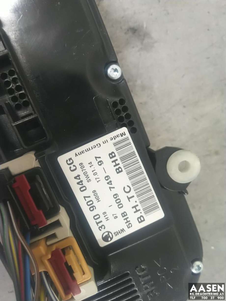 Varmeapparat betjening til Škoda Superb 2008-2015 (Type II)  (3T0 907 044 CG|)