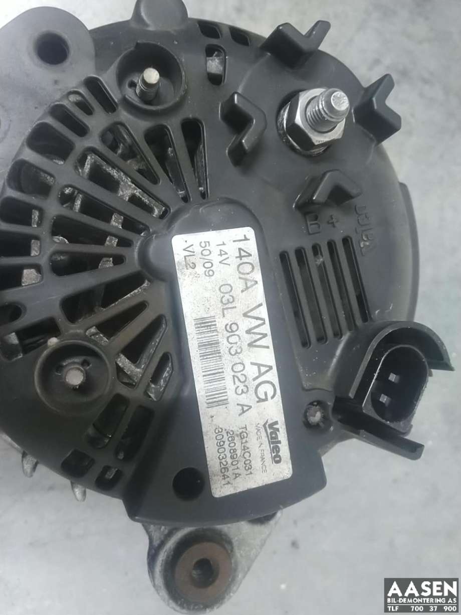 Dynamo diesel til VW Golf VI 2008-2012 (03L 903 023|03L 903 023 AX|03L 903 023 X)