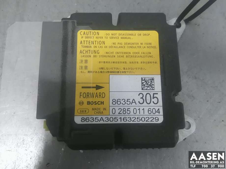 Airbag elektronikk til Mitsubishi Outlander, 2015-->> (Type III, Fase 2) (8635A305)