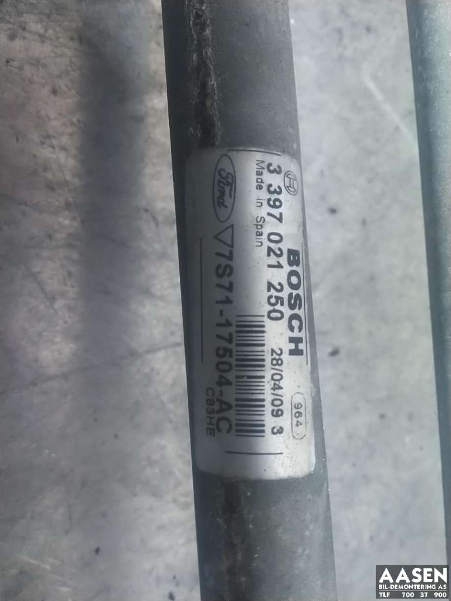 Viskermotor frontrute komplett m/overføring til Ford Mondeo 2007-2010 (Type IV, Fase 1)  (1791444|1694757|)