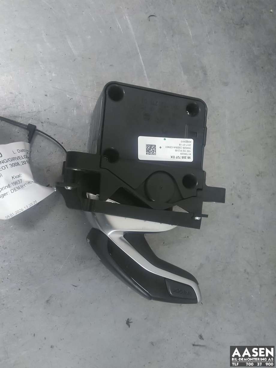 Girstang/girvelger automat til Peugeot 3008, 2016-->> (Type II)  (98 205 727 DX)