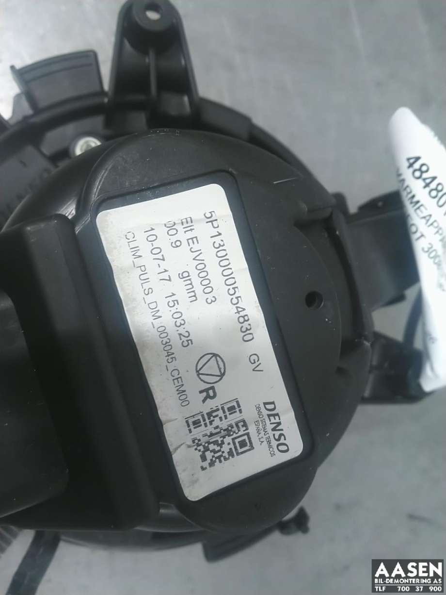 Varmeapparat motor til Peugeot 3008 2016-->> (Type II)  (16 096 901 80|98 212 921 80|)