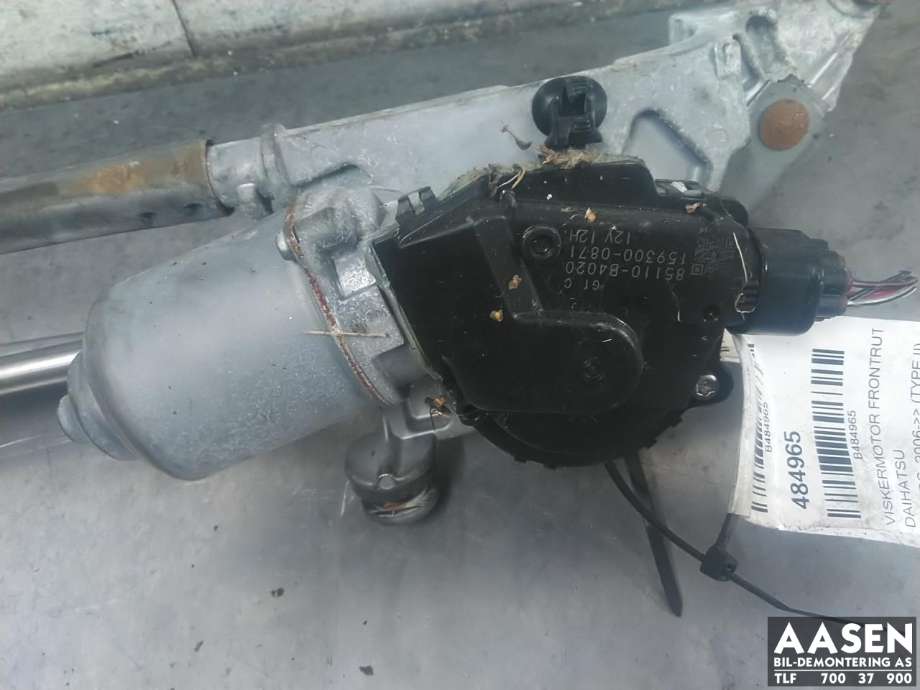 Viskermotor frontrute til Daihatsu Terios 2006-->> (Type II)