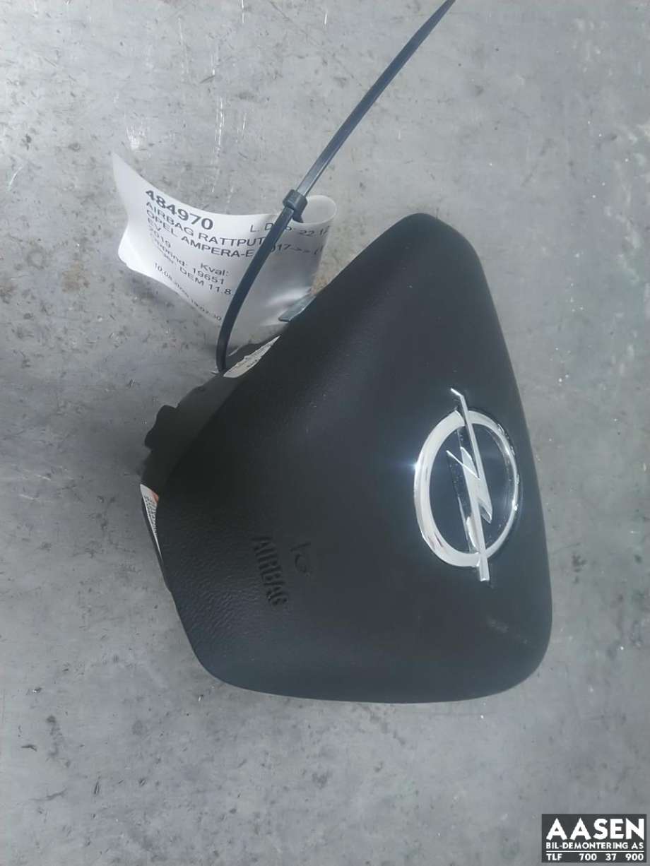 Airbag rattpute til Opel Ampera-e, 2017-->> (Type II)  