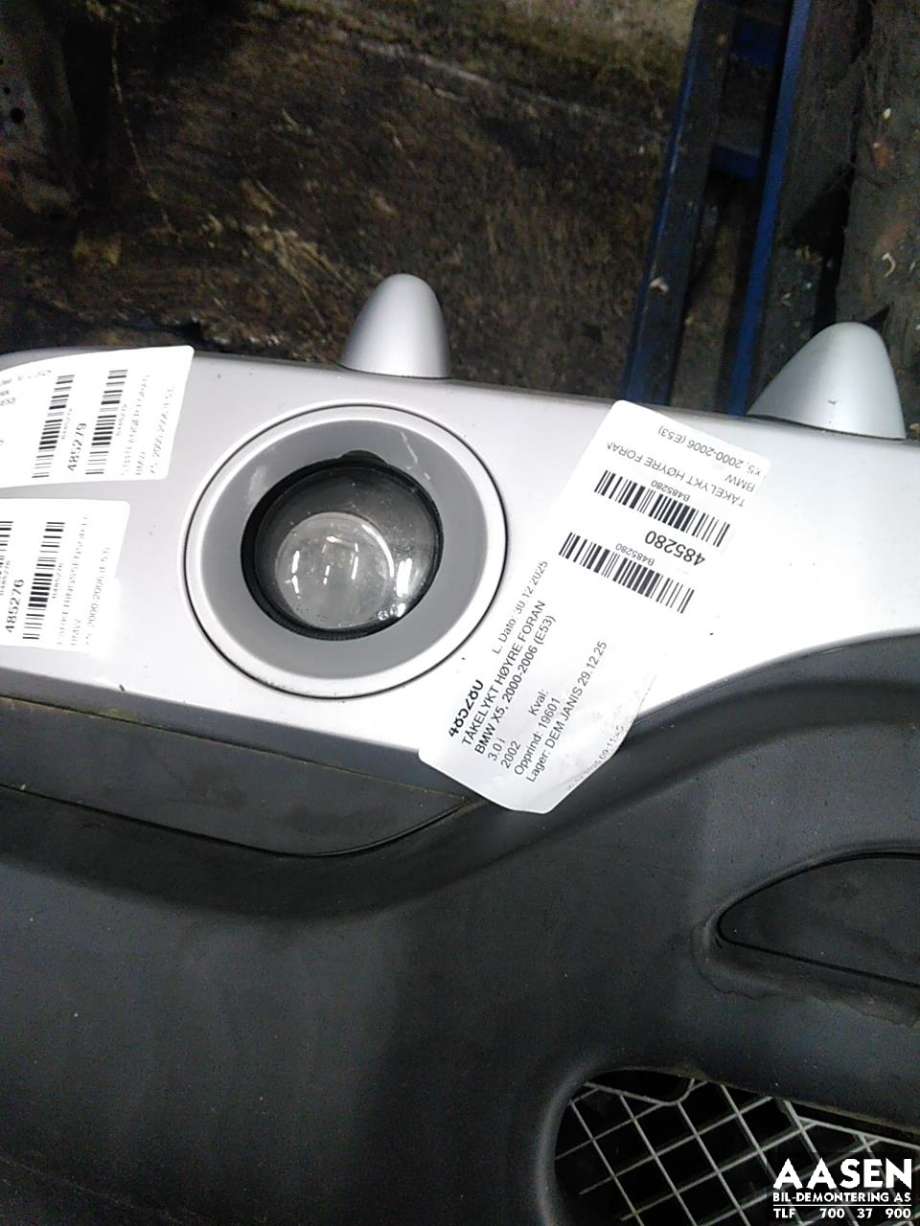 Tåkelykt høyre foran til BMW X5, 2000-2006 (E53) (E53) 