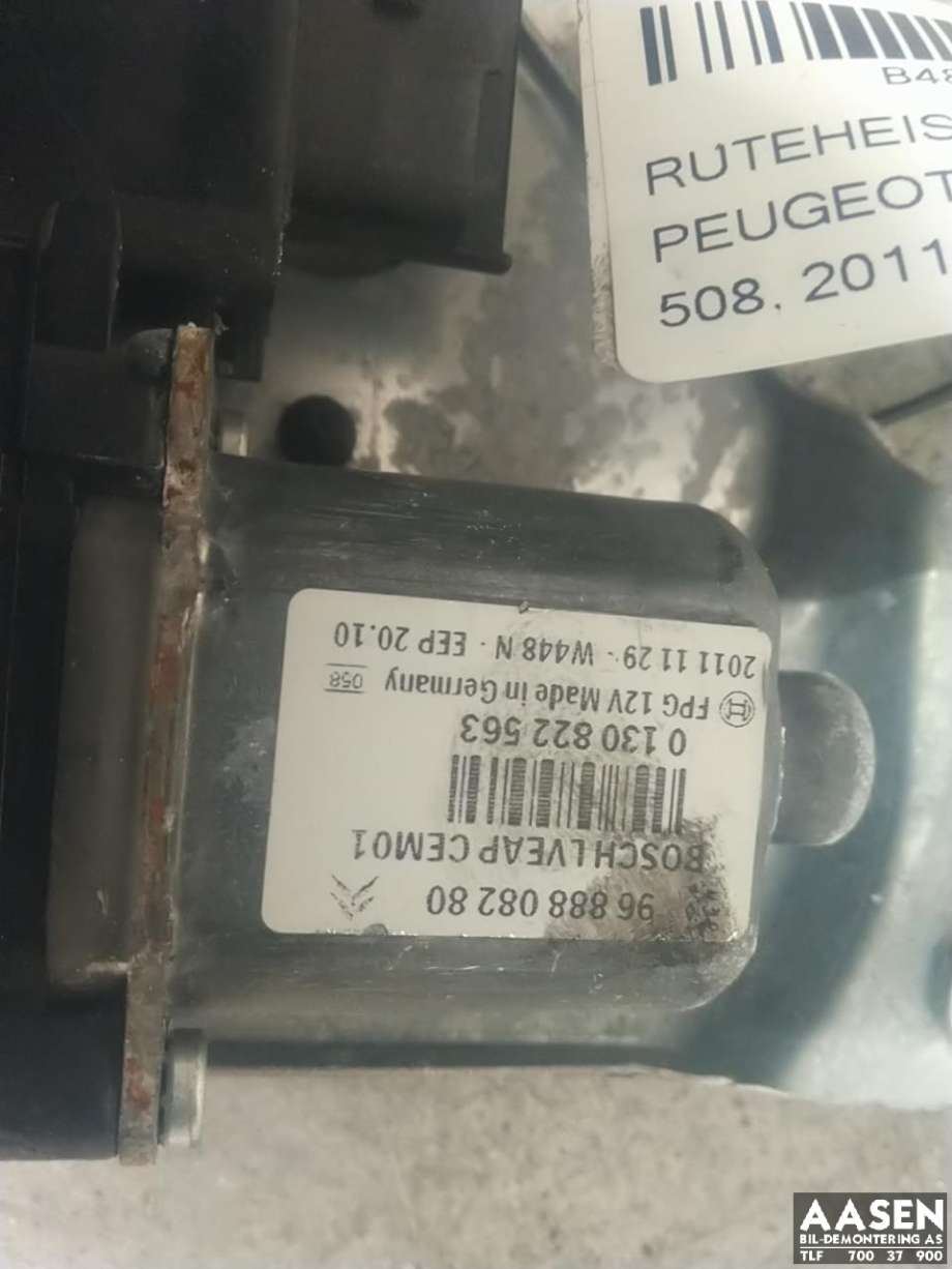 Ruteheis venstre foran til Peugeot 508 2011-2014 (Type I, Fase 1)  (9221 GY|98 060 869 80|)