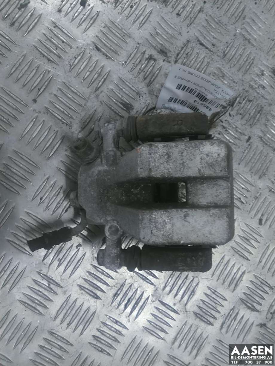Bremsecaliper høyre bak til Toyota RAV4, 2006-2009 (Type III, Fase 1)  