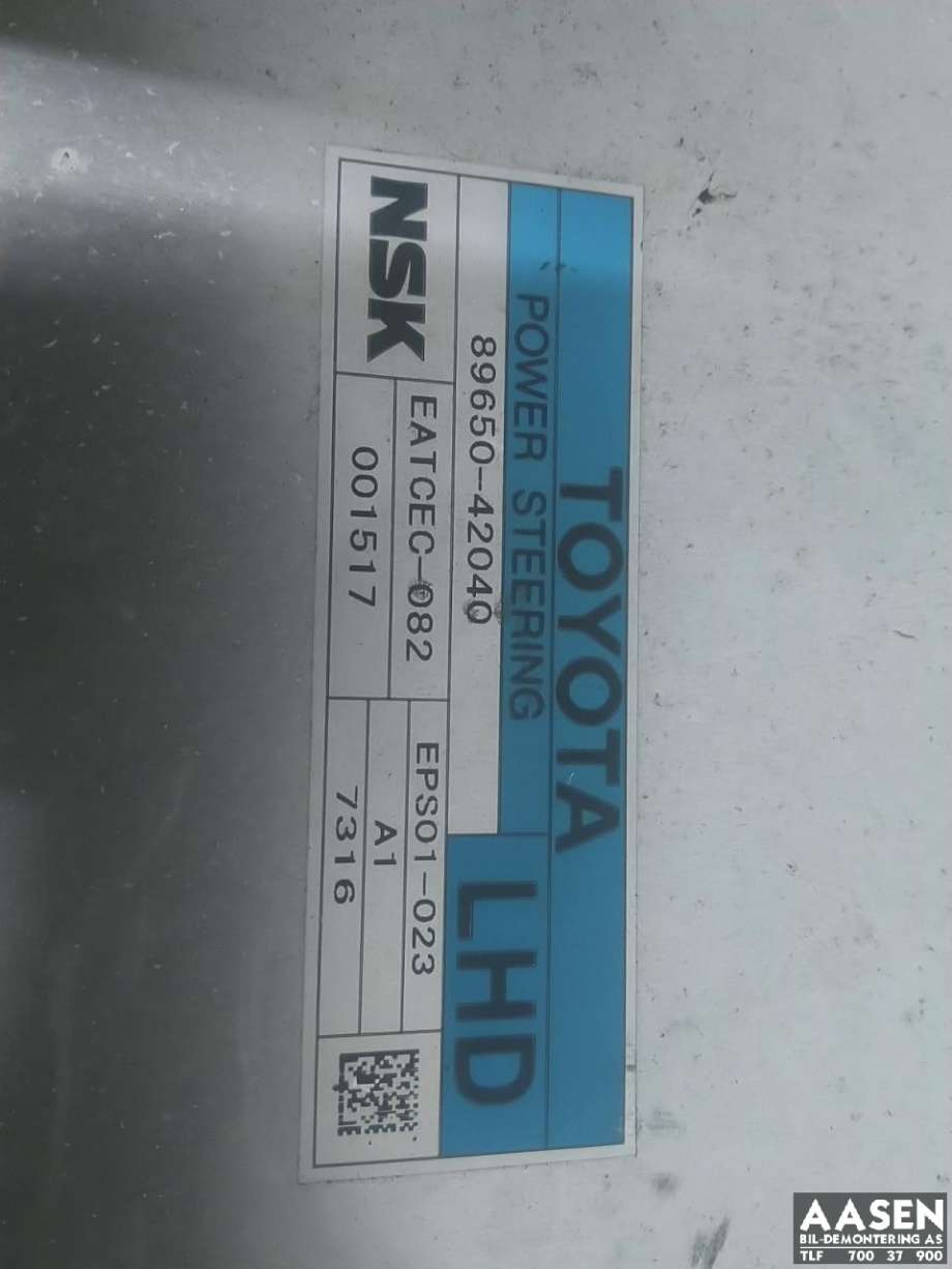 Styreenhet diverse til Toyota RAV4 2006-2009 (Type III, Fase 1)