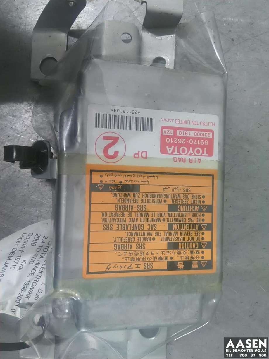 Airbag elektronikk til Toyota Hiace, 1996-2001 (Fase 1)