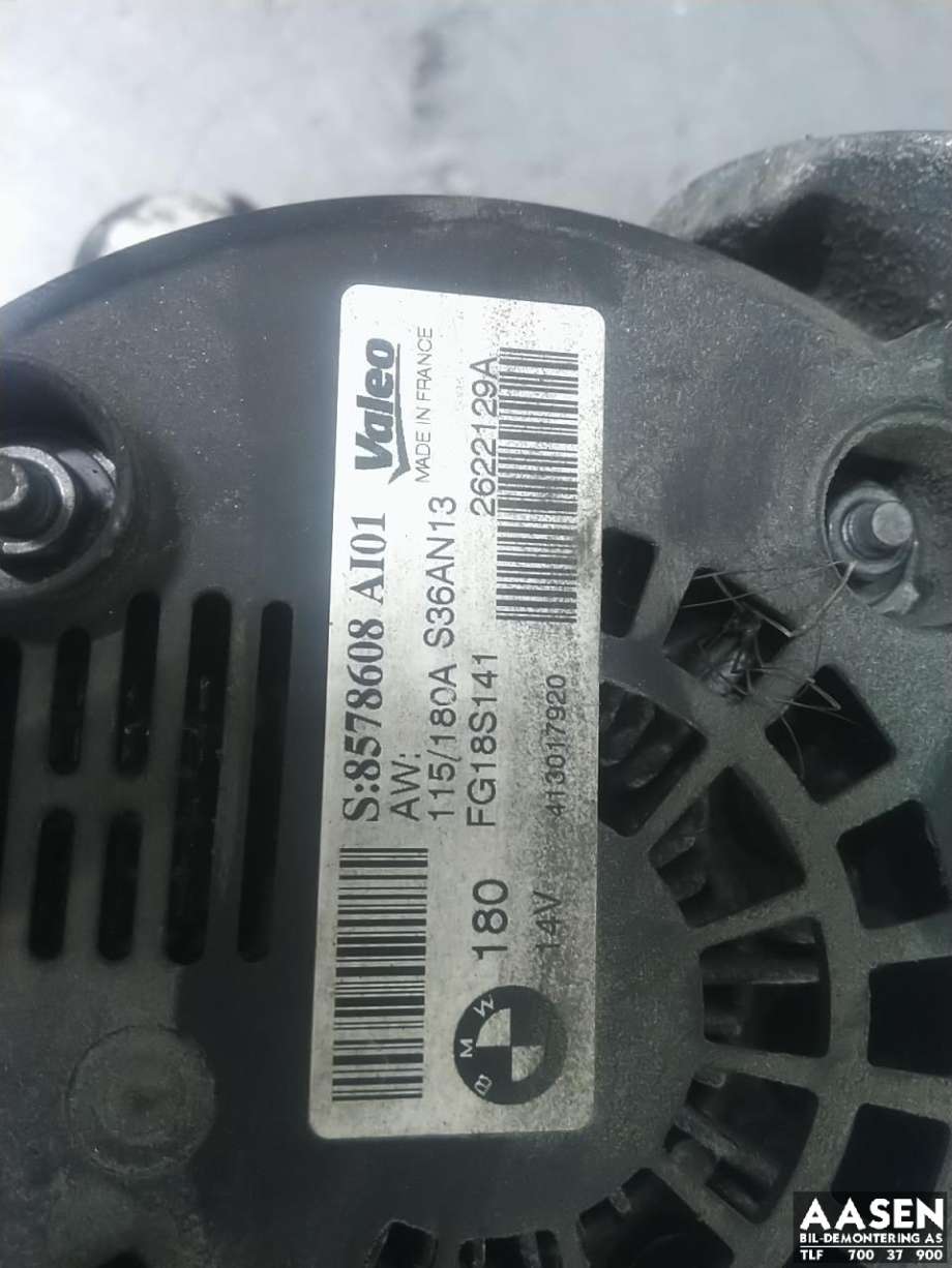 Dynamo diesel til BMW 3-Serie 2012-2018 (F30/F31/F34) (F30/F31/F34) (12 31 7 823 343|)