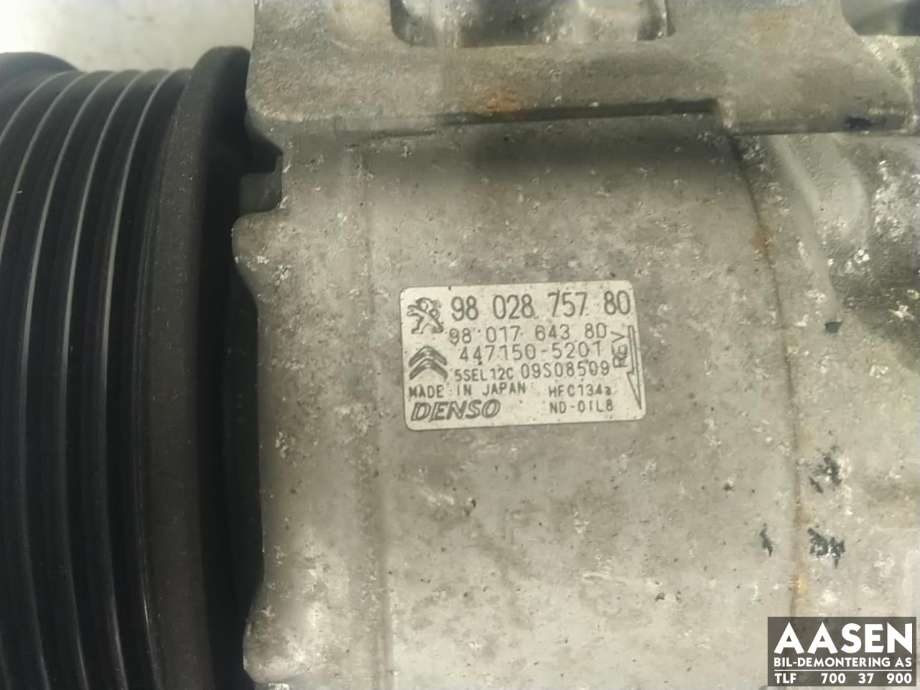 Aircondition kompressor til Peugeot Partner 2015-2019 (Type II, Fase 2)  