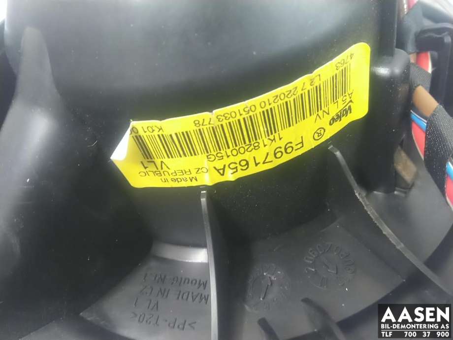 Varmeapparat motor til Audi A3 2009-2012 (Type II, Fase 2) (1K1 820 015 J|)