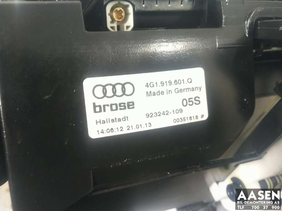 Bilstereo navigasjon skjerm til Audi A6, Allroad 2012-2014 (Type III, Fase 1) (C7) (C7) (4G0 919 607 J|)