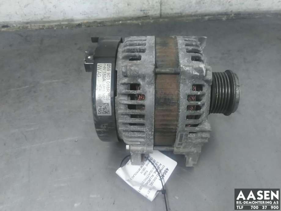 Dynamo diesel til Audi A6, Allroad 2012-2014 (Type III, Fase 1) (C7) (C7) (059 903 018 R|059 903 018 RX|059 903 018 TX)
