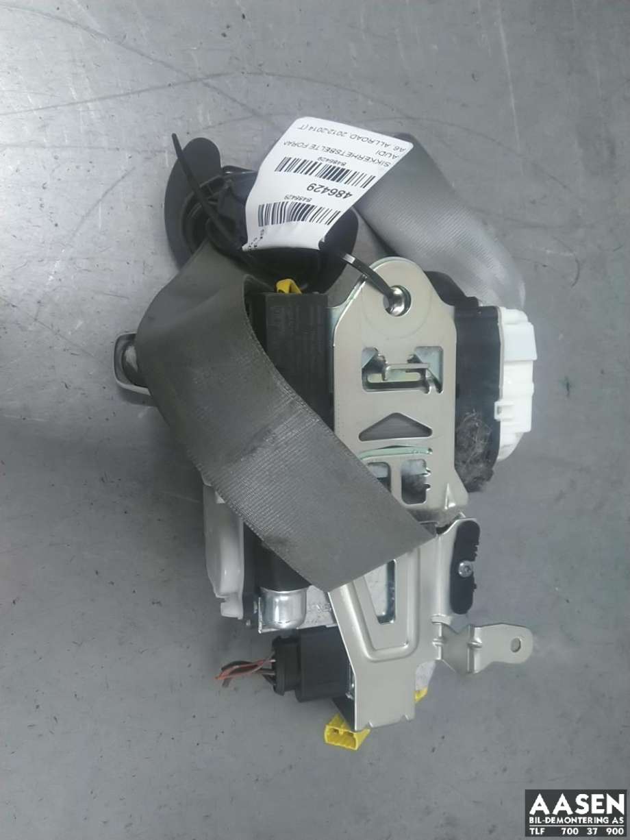 Sikkerhetsbelte foran venstre til Audi A6, Allroad 2012-2014 (Type III, Fase 1) (C7) (C7) (4G8 857 705 C|01/12-09/13 XXZ|)